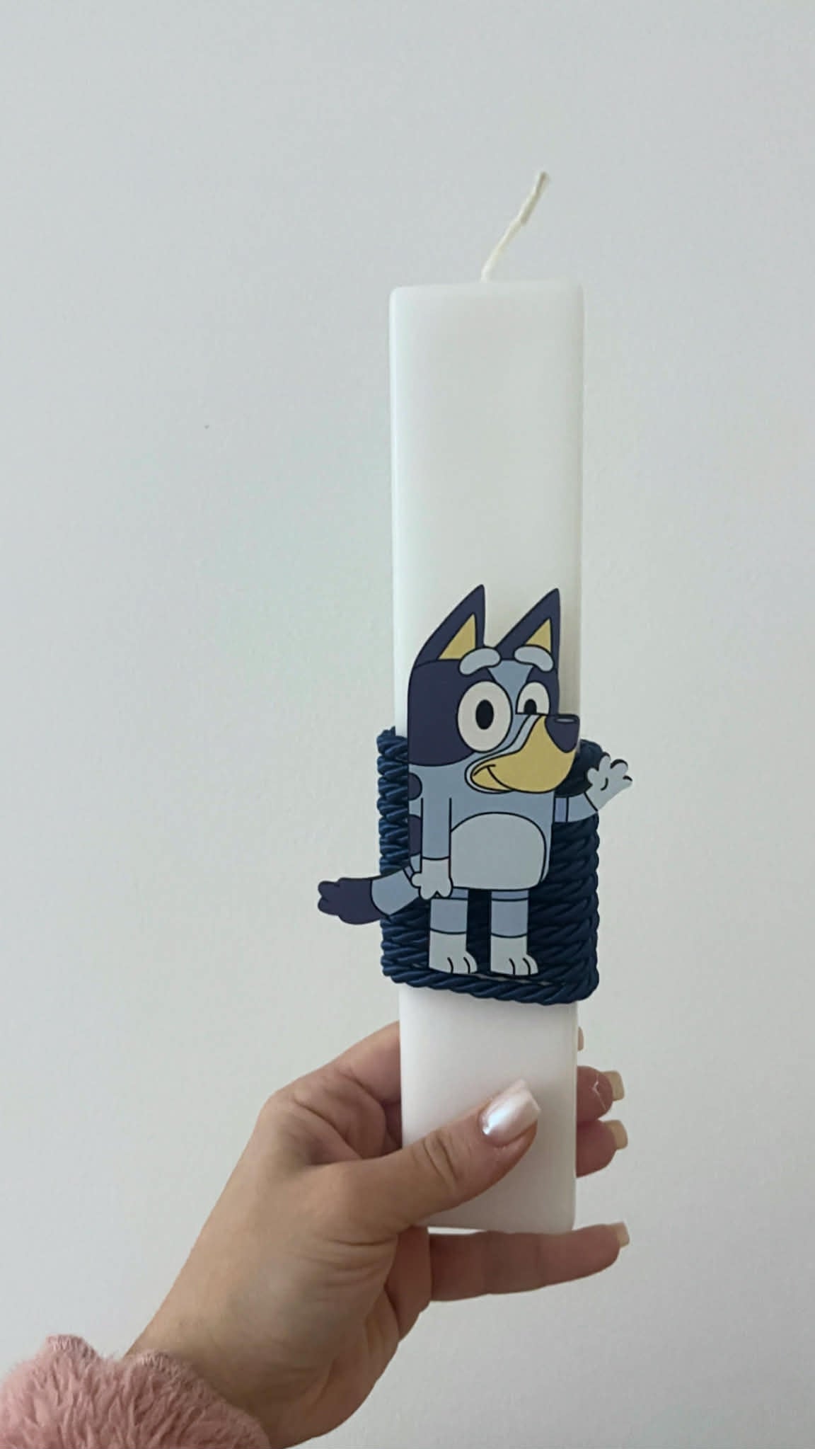 Bluey Easter Candle