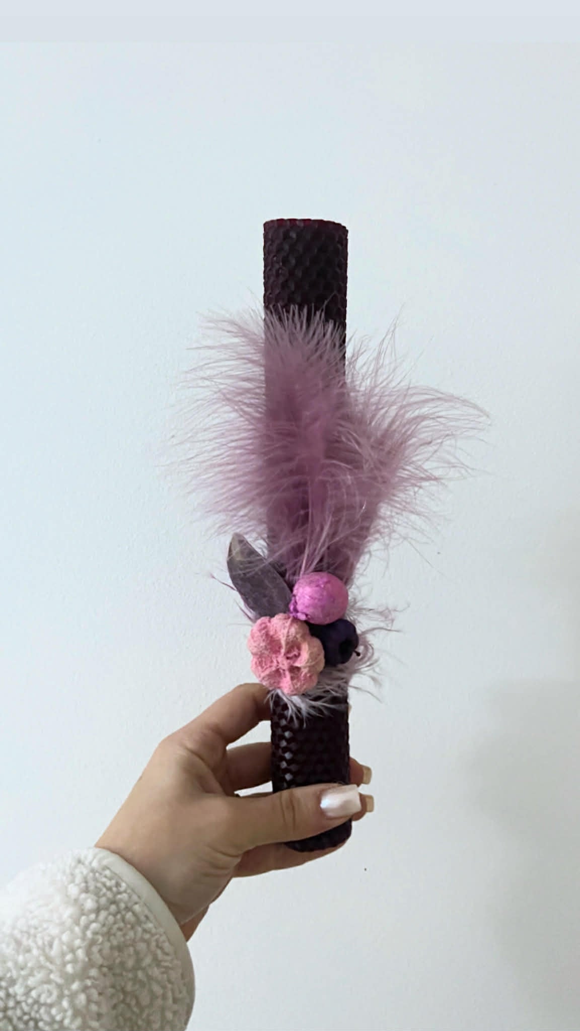 Beeswax Easter Candle