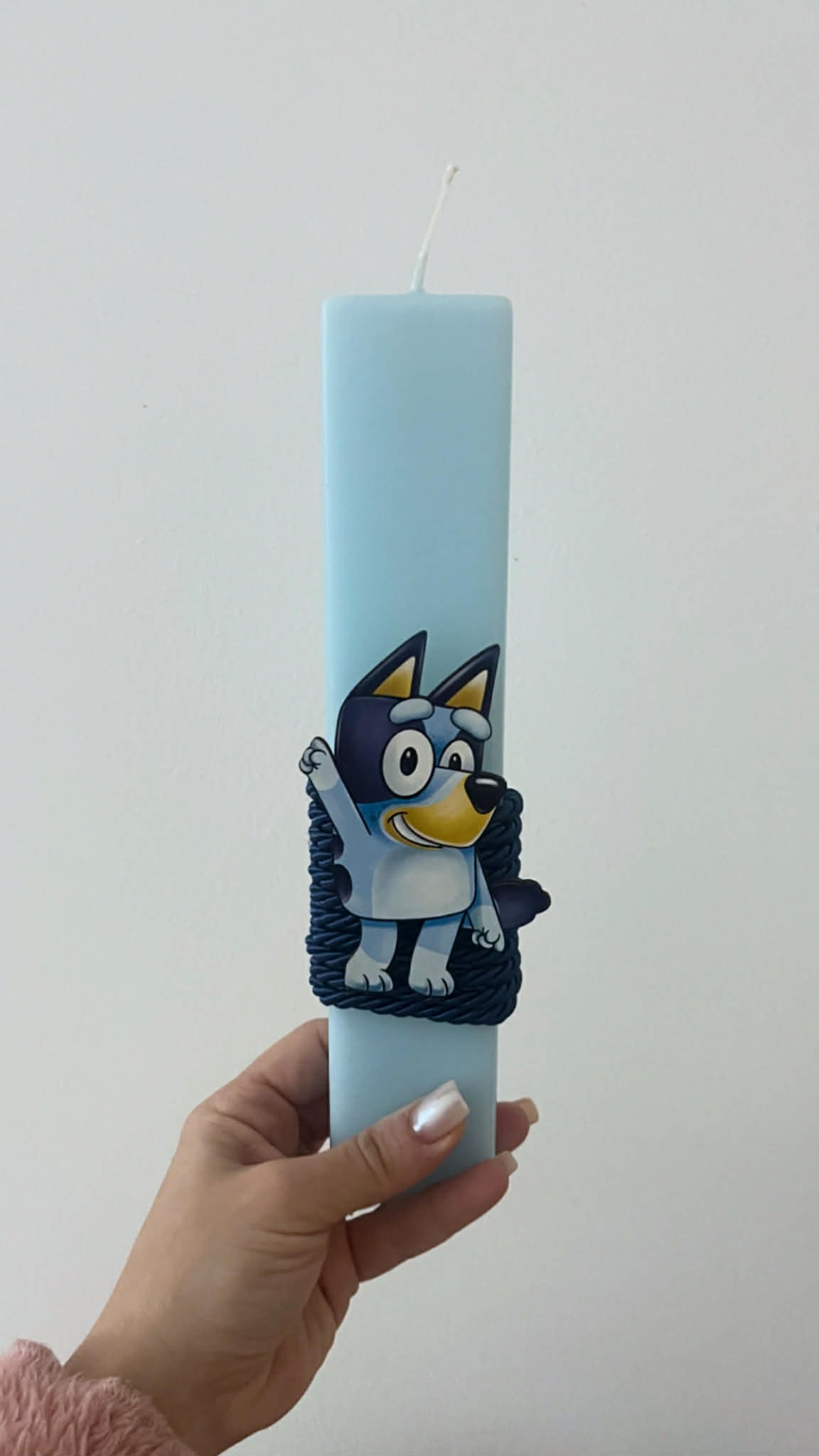 Bluey Easter Candle