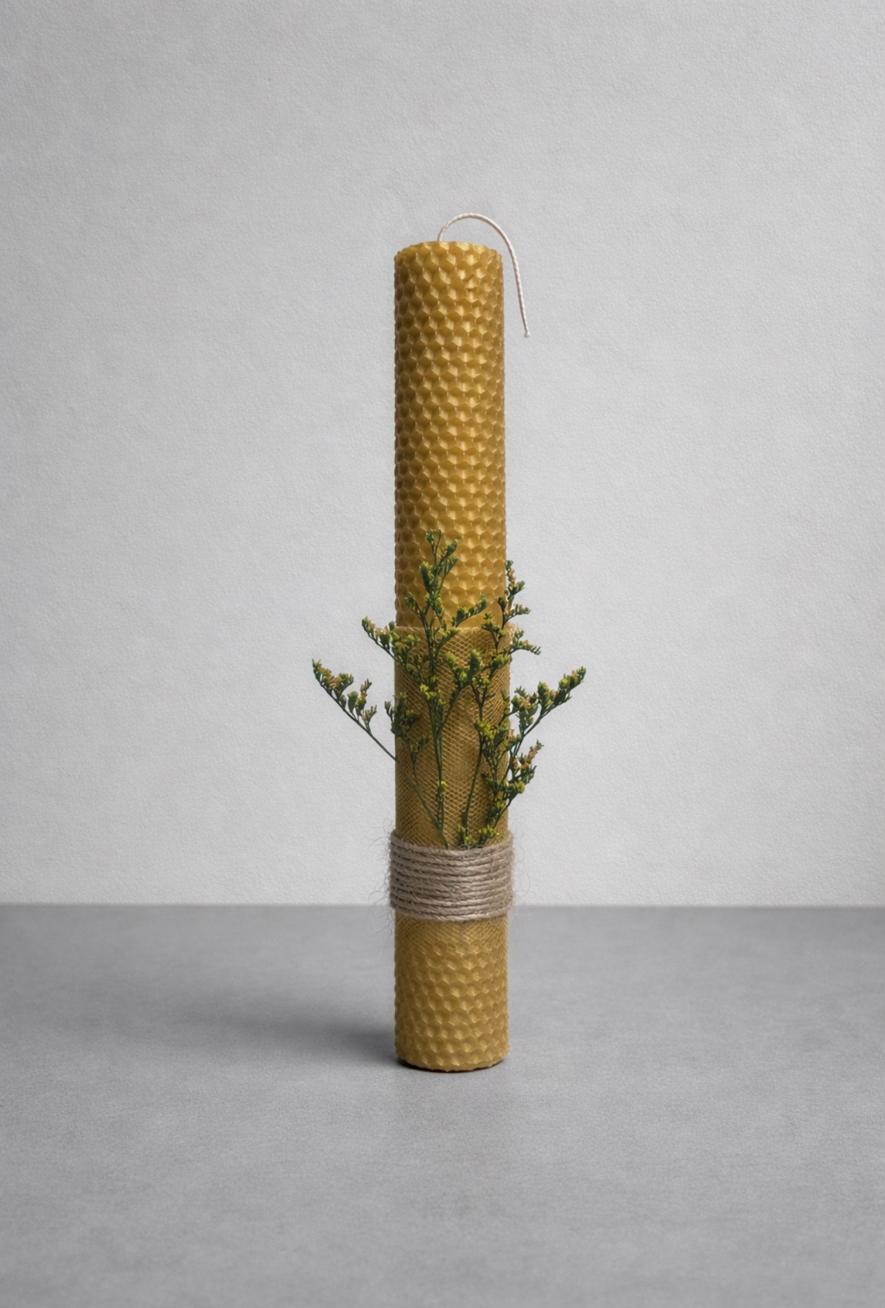 Beeswax Easter Candle