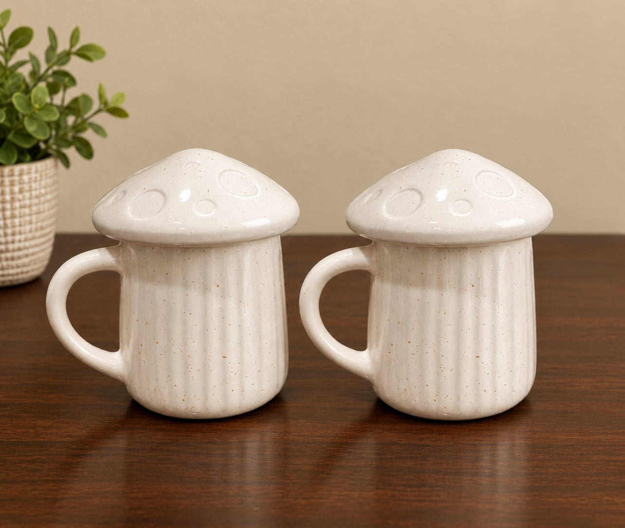 Mushroom Cup Candles 🍄‍🟫