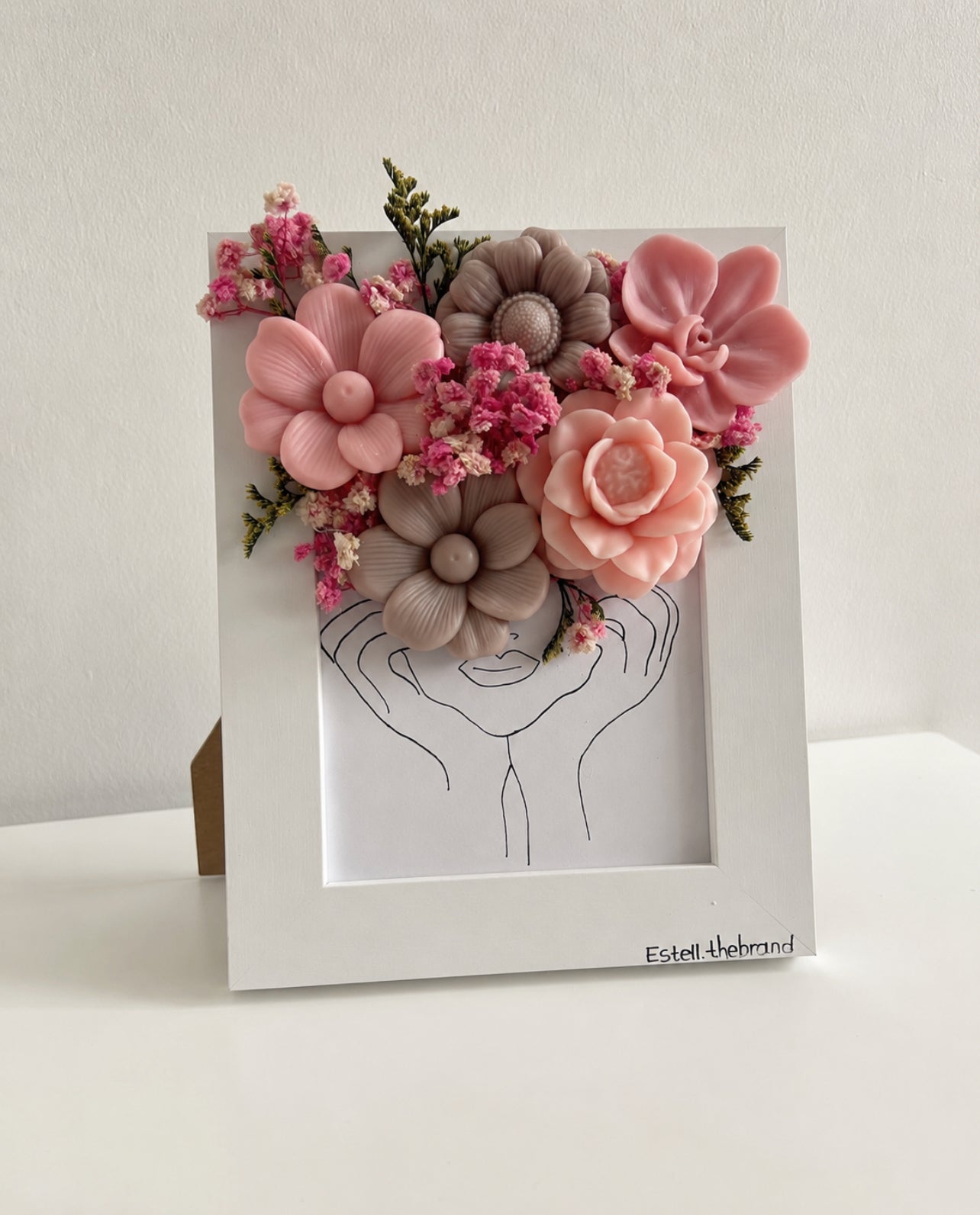 Everlasting Bloom Candle Frame