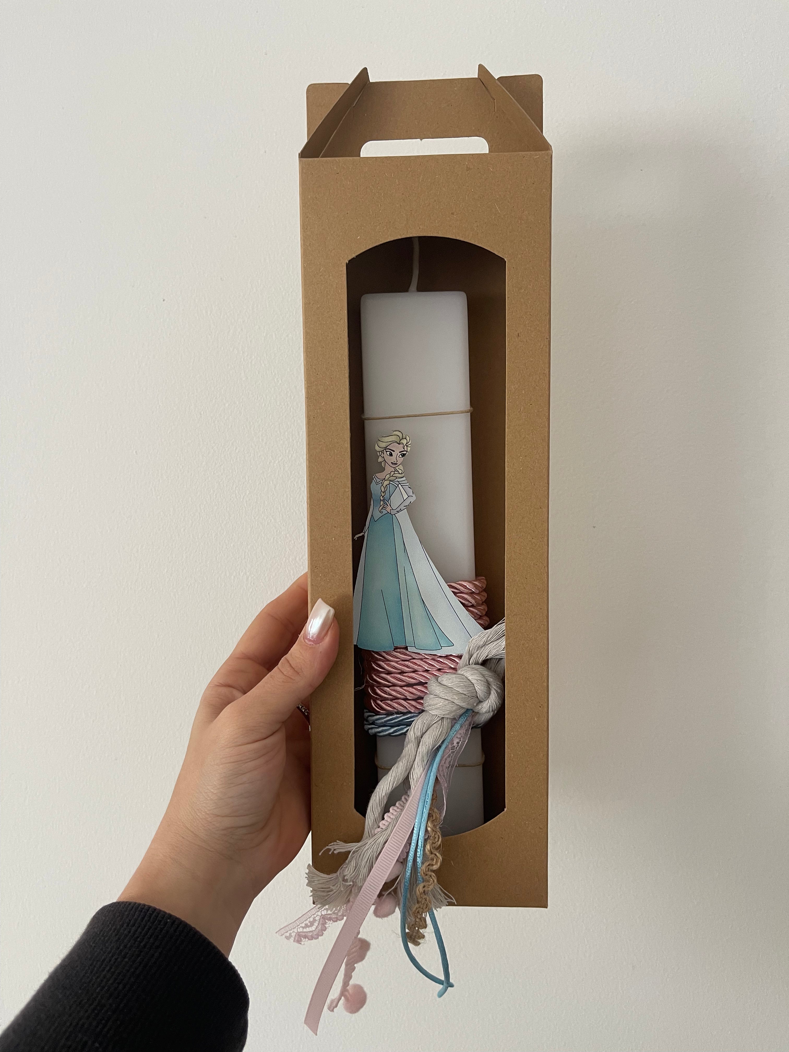 Frozen Easter Candle
