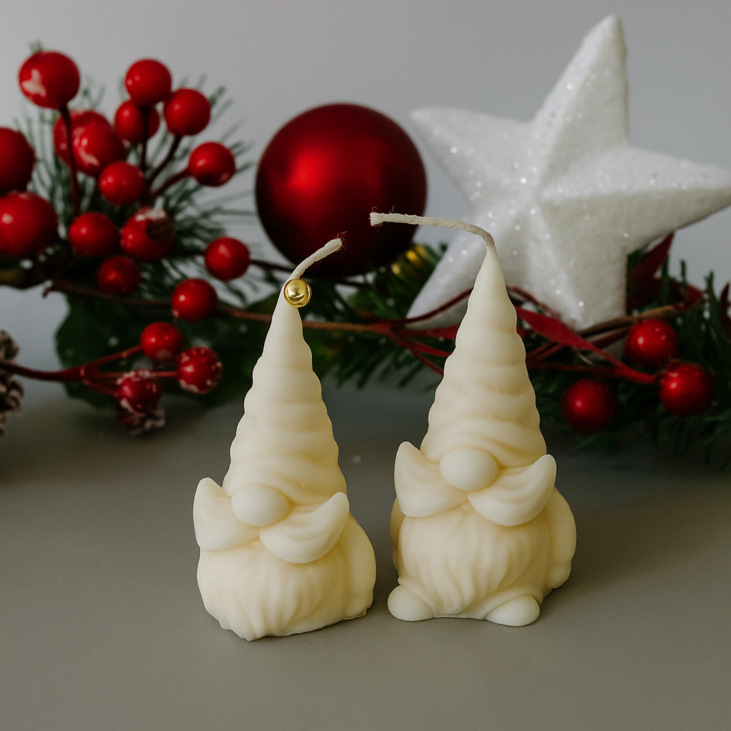 Small Santa Claus Candle