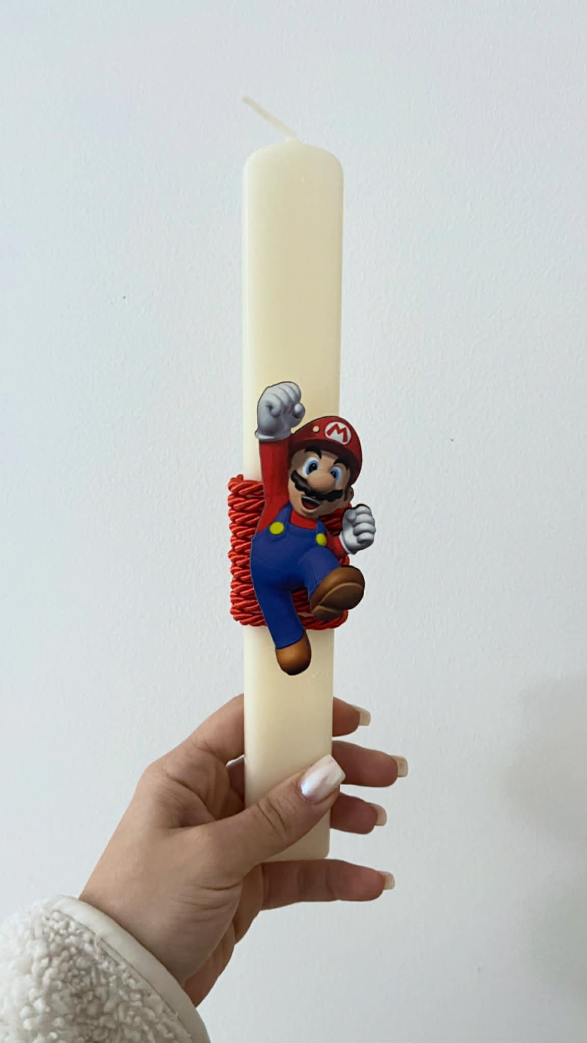 Easter Candle Super Mario
