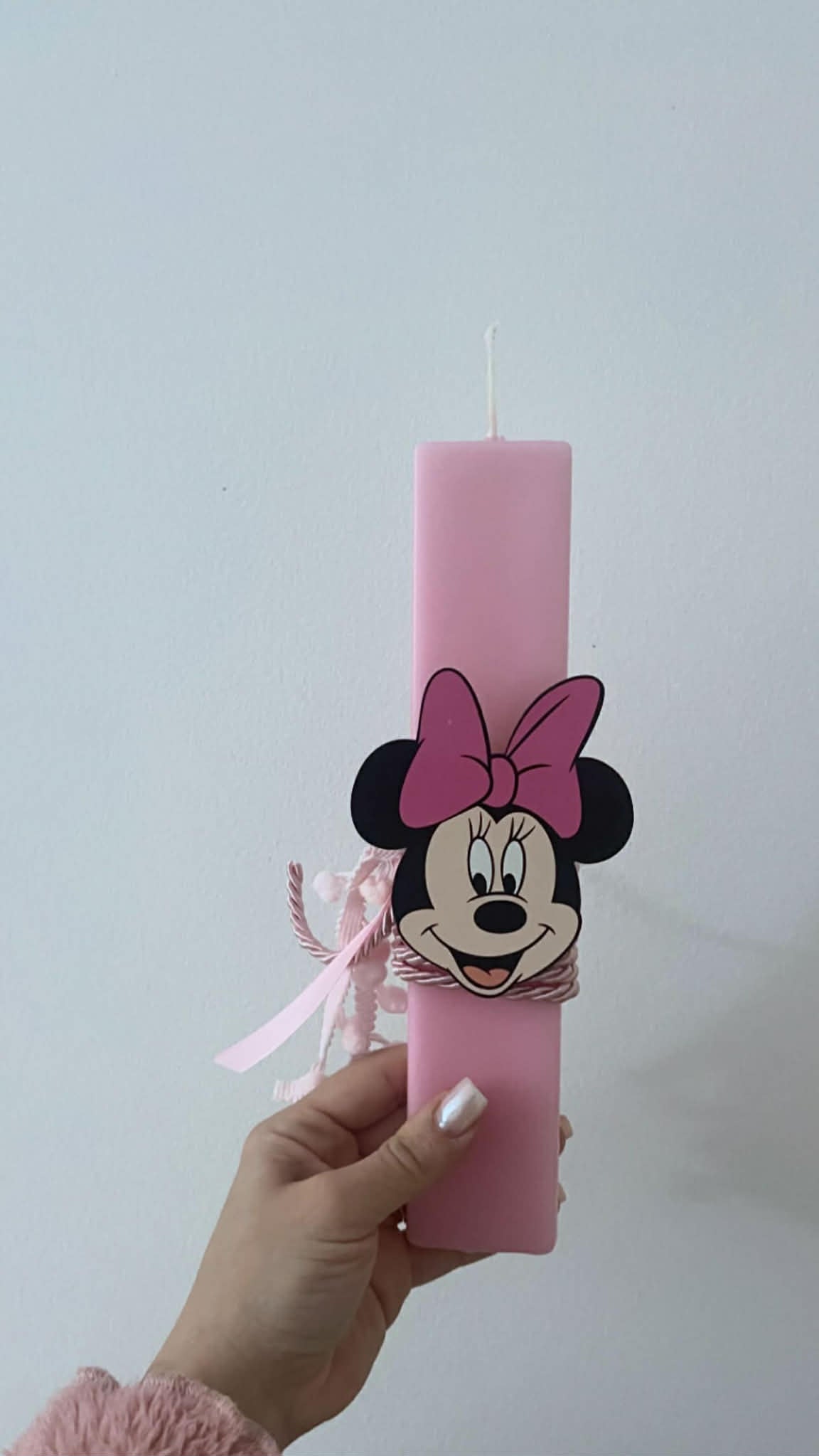 Mini Mouse Easter Candle